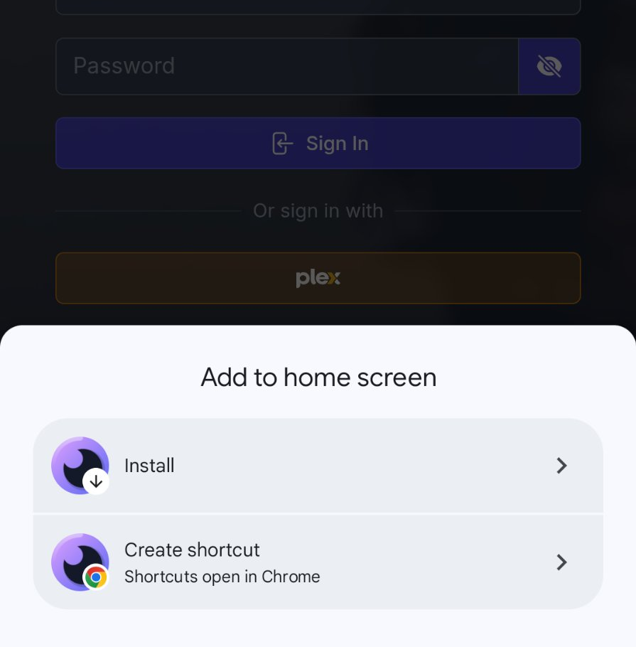 Install Seerr as app